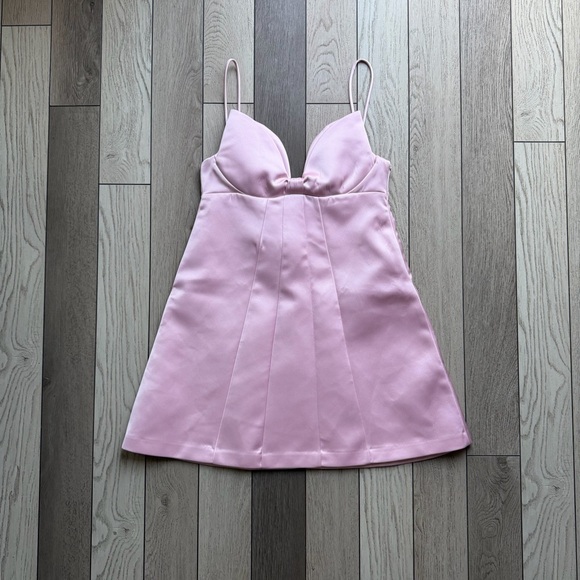 Zara x Disney Pink Mini Slip Dress with Spaghetti Strap NWT size Small - Picture 5 of 9